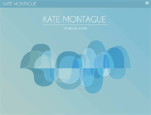 Tablet Screenshot of katemontague.com
